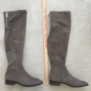 Taupe tall boots